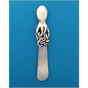 Coltello Spalmatore di Formaggio Morbido Basic Spirit Octopus per Cucina Domestica e Regalo Decorativo, Utensili per Formaggio - Product Image 1