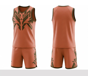 Maillot de basket-ball sublimé de qualité supérieure et short en polyester respirant à séchage rapide, vêtements de sport d'équipe pour hommes, femmes et jeunes - Product Image 5