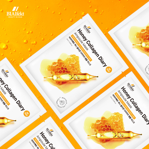 ฮันนี่ คอลลาเจน แอมพูล มาส์ก แผ่นมาส์กหน้าเกาหลี ต่อต้านริ้วรอย กระชับรูขุมขน ควบคุมความมัน ปลอบประโลมผิว ลดการระคายเคือง ผิวกระจ่างใส - Product Image 4