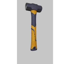 Maillet en caoutchouc antichoc avec manche antidérapant en fibre de verre pour usage domestique et professionnel – Maillet industriel en caoutchouc - Product Image 1