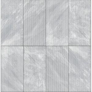 Marmo di Carrara 12*24 piastrelle grigio pietra naturale con finitura testurizzata OL e 3D Design scanalato per la decorazione della parete - Product Image 6