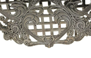 Trípode de Mesa de Metal Plateado Antiguo con Filigrana, Accesorios Decorativos para Cocina, Precio Directo de Fábrica al por Mayor - Product Image 5