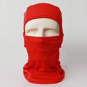 Masque de ski d'hiver en laine épaisse, protection faciale chaude, équipement anti-vent et anti-froid pour l'extérieur, cagoule de cyclisme - Product Image 2