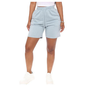 Shorts Deportivos para Mujer, Cintura Media Elástica, Color Sólido, Ecológicos, 100% Poliéster, Secado Rápido, Ligeros, para Gimnasio, Entrenamiento y Fitness - Product Image 1