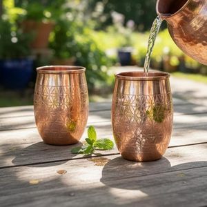 Refined Copper Moscow Mule <b>Mugs</b> Built For Cocktail Presentation Ideal For Home Kitchen Bar And Social Celebrations - Product Image 1