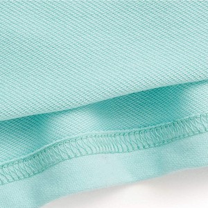 Sudadera Corta con Capucha para Mujer, 100% Algodón, Color Verde Menta, con Patrón Geométrico en las Mangas, Estilo Casual, para Otoño, OEM - Product Image 4