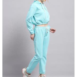 Survêtements pour femmes, survêtement personnalisé avec logo, ensemble sweat-shirt, ensemble short 2 pièces, vêtements pas chers pour femmes, haut court, sweat-shirt à capuche - Product Image 2