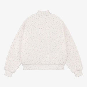 Women Winter Long Oversized Crew Neck Printed Front Heavy Cotton Warm Quick Dry Sweatshirt Cozy <b>Brushed</b> Fleece Relaxed - Product Image 2