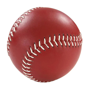 Pelota de Entrenamiento de Béisbol Profesional, Material de Cuero, Color y Logotipo Personalizados, Uso Juvenil y Adulto, Entretenimiento Deportivo - Product Image 4