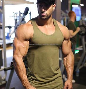 Custom Logo Gym Tank <b>Tops</b> Running Breathable Tank <b>Tops</b> Wholesale Causal Stringer Street Tank <b>Top</b> for <b>Men</b> - Product Image 1