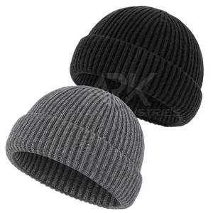 Gorro de Invierno Gris de Primera Calidad, Personalizable con Logotipo, Gorro de Punto Jacquard Cómodo y Personalizable - Product Image 2