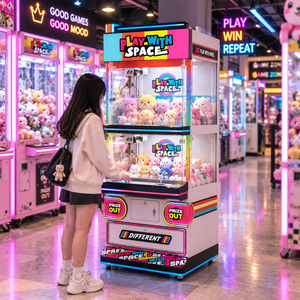 Máquina de Juguetes de Captura de Premios para Perros, Máquina Recreativa de Gabinete Operada por Monedas, Máquina de Atrapar Juguetes de la Suerte, Colorida - Product Image 2