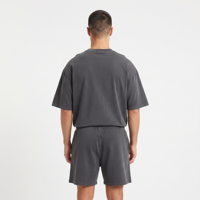 Ensemble deux pièces décontracté pour homme, t-shirt et short, tenue de sport tendance à manches courtes, vente en gros pour l'été