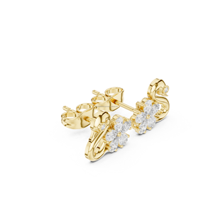 Ocean Odyssey 14K Gold Trendy Stud Pendientes Dainty Protective Charm Jewelry para uso diario - Product Image 4