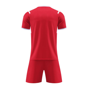 Uniforme de Fútbol con Bloques de Color, Jersey y Pantalones Cortos Personalizados, Conjunto Deportivo Transpirable de Secado Rápido para Clubes y Academias - Product Image 1
