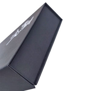 Luxury <b>Black</b> Foldable Magnetic Gift <b>Box</b> for Shoe Packaging - Product Image 6