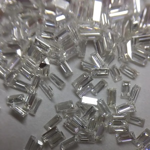 Nouveaux diamants naturels en vrac de taille brillant et baguette ronds entièrement cloutés pour tous les types de pendentifs Hip Hop - Product Image 3