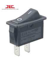 Interrupteur à bascule unipolaire JEC 608 IP65 10A 2NO marche/arrêt LED