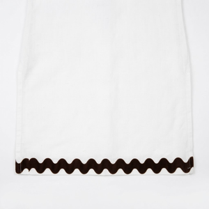 Cinta de Terciopelo Ric Rac Marrón Chocolate de 25 mm de Ancho con Borde Ondulado para Manualidades en Cuero, Embalaje de Regalos Rústico, Decoración del Hogar, Directo de Fábrica - Product Image 3