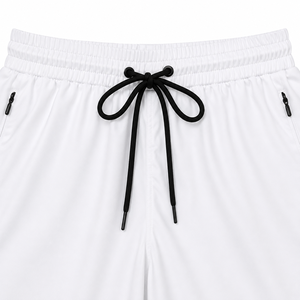<b>Men's</b> <b>White</b> Board <b>Shorts</b> With Dot Pattern Print Drawstring Waist Quick Dry Casual <b>Short</b> <b>Shorts</b> - Product Image 5