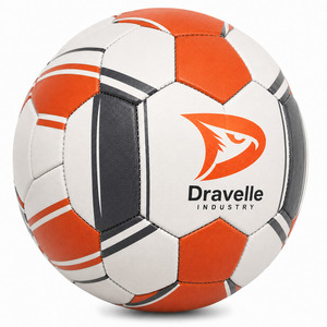 Ballon de football personnalisé cousu à la main |   Ballon de football en cuir PU premium, 32 panneaux, taille 5 |   Entraînement professionnel pour matchs de club, vente en gros - Product Image 2