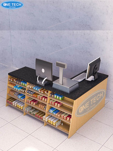 Stone-top <b>checkout</b> <b>counter</b> / Artificial stone-top cashier desk Vietnam One Tech Free Combination Customization - Product Image 4