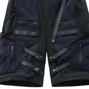 Pantalones Cortos Deportivos Transpirables de Poliéster para Hombre, con Cintura Ajustable y Cordones, de Secado Rápido, para Correr y Gimnasio, Nuevas Tendencias Premium - Product Image 6