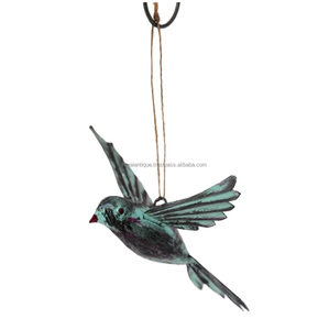 Forma de pájaro hecha a mano Navidad Metal Decorativo Pájaro volador Decoraciones navideñas Adornos Precio bajo - Product Image 1
