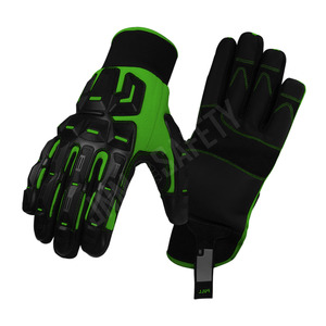 ถุงมือหนังสังเคราะห์พรีเมียม Amara ป้องกันแรงกระแทก สำหรับงานอุตสาหกรรม ช่างยนต์ และงานป้องกันความปลอดภัยในการทำงาน - Product Image 3