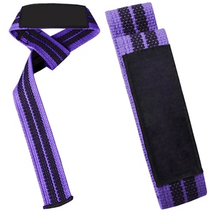 Sangles de levage robustes à double couture pour les haltérophiles professionnels, sangles de musculation en néoprène de couleur personnalisée - Product Image 5