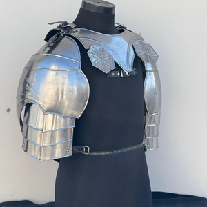 Hombreras y Coraza de Acero de Caballero Medieval, Armadura para Hombros, Disfraz de Cosplay, Reenactamiento Histórico, Equipo de Guerrero - Product Image 3