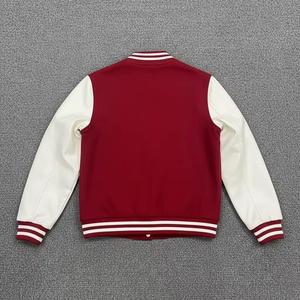 OEM Plus Size Men Varsity College Jacket Varsity Jacket Plain Letterman Baseball Jacket for Men - Product Image 3
