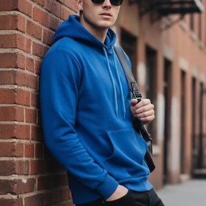 Sudadera con Capucha Extra Grande de Diseño Personalizado con Color y Logotipo, Sudadera con Capucha para Hombre de Color Sólido, Sudaderas con Capucha para Mujer - Product Image 4