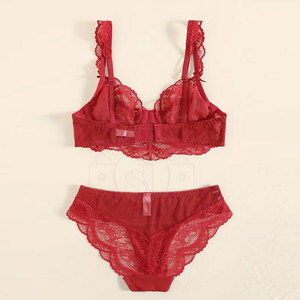 Conjunto de lencería elegante para mujer, diseño de encaje, material suave, ajuste cómodo, perfecto para ropa de dormir y ropa romántica - Product Image 3