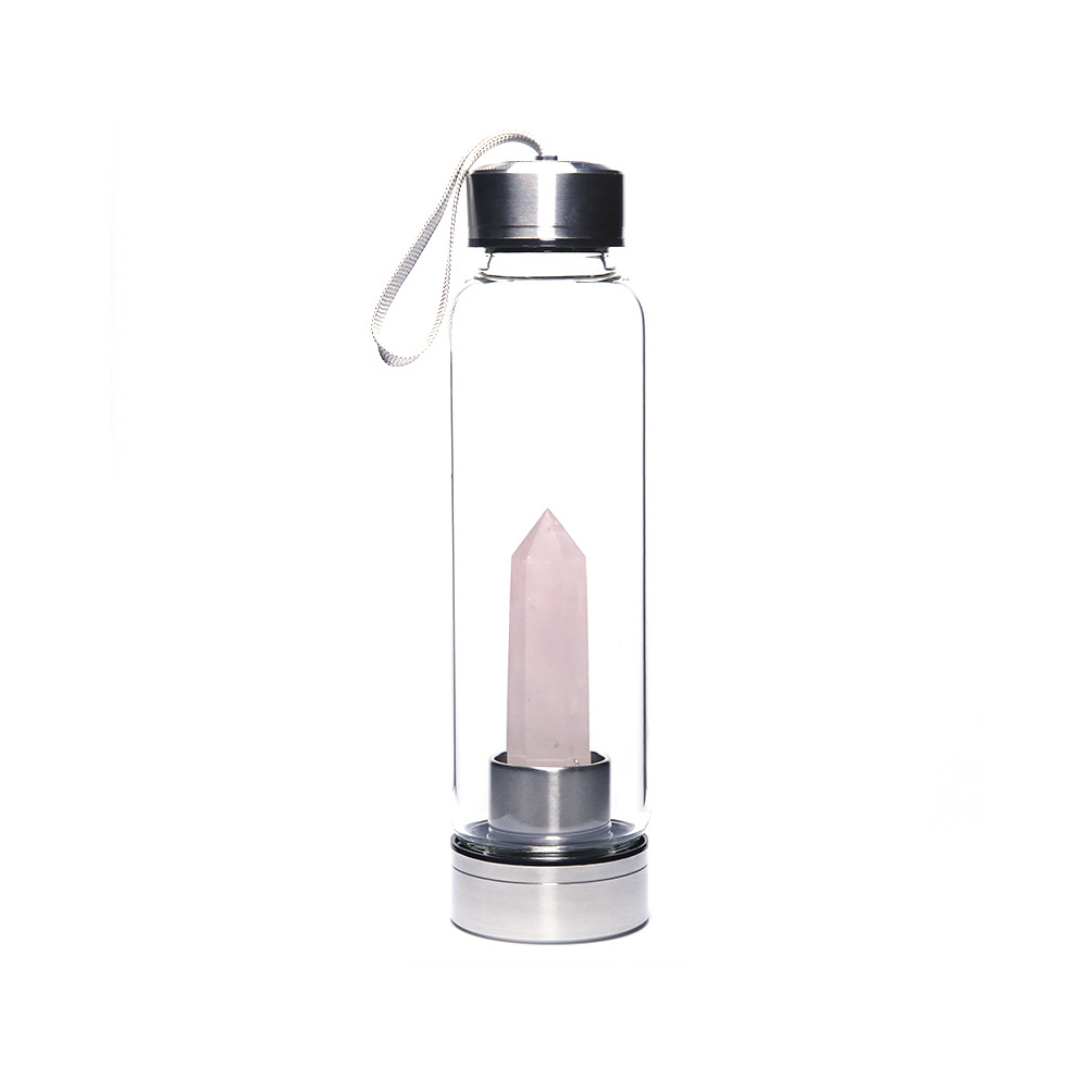 Clear bottle-E-pink