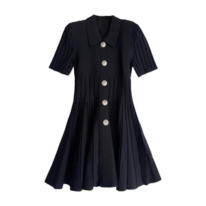 High Quality Women's Casual Evening Summer Fashion Short Sleeve Plus Size Eco-Friendly Washable Simple Dress - Product Image 5