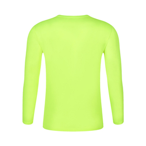 Camiseta de Manga Larga para Hombre, de Secado Rápido, Color Sólido, Cuello Redondo, Corte Ajustado, Informal, de Punto, de Poliéster - Product Image 5