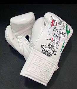 Gants de boxe en cuir de vache véritable faits à la main, orange, à lacets, pour entraînement, sparring, kickboxing, MMA. - Product Image 6