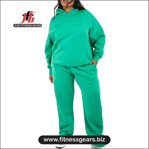 Chándal Deportivo con Capucha y Cordón Ajustable, Transpirable y Ecológico, de Poliéster/Algodón, Personalizado al por Mayor para Hombres y Niños - Product Image 1