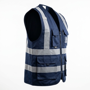 10 Packs of Breathable ANSI Class 1 Waterproof Safety Vests with Customized Logo Color & LED Flash | Enhanced Safety Gear - Product Image 4