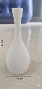 Premium Ribbed Flower Vase Eco Friendly Biodegradable <b>Planter</b> Minimalist Modern Home Decor Accent for Living Room Office - Product Image 5