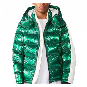 Manufacturer Designer Winter Streetwear <b>Thick</b> <b>Fleece</b> Puffer Reversible Breathable Eco-Friendly Quick Dry Front Hooded <b>Jacket</b> - Product Image 1