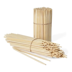 [ÉXITO DE VENTAS] Palillos de Bambú Ecológicos de Alta Calidad, Palillos Rectos Premium Sostenibles para Asar Carne y Mariscos para Barbacoa - Product Image 1