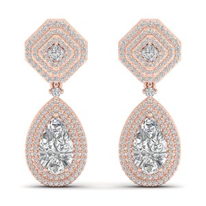 REYES Minimalist 925 Sterling <b>Silver</b> GRA Certified Moissanite <b>Dangle</b> Drop <b>Earrings</b> For Women 14K Gold Wedding Partywear Jewelry - Product Image 2