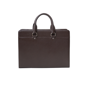Sac à main pour ordinateur portable en cuir véritable Saffiano de qualité supérieure, imperméable, décontracté, confortable, doublure en polyester, design simple et luxueux - Product Image 1