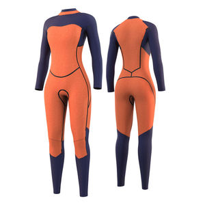 Neoprene Plus Size Unisex One Piece Full <b>Wetsuit</b> for Women & Men Anti UV Crew Neck - Product Image 5
