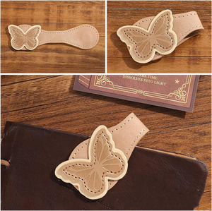Marcapáginas de hoja de arce en cuero genuino premium, diseñado para una comodidad de lectura duradera, a la venta a un precio muy asequible. - Product Image 5