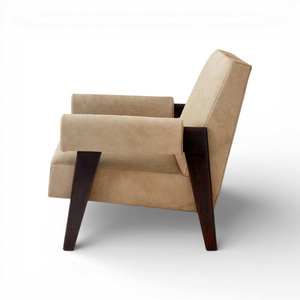 Fauteuil simple moderne haut de gamme avec revêtement en tissu moelleux pour hôtel, salon, réception, chambre à coucher, décoration - Product Image 3