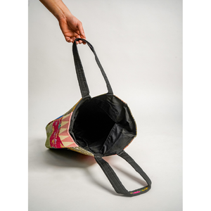 Bolso de Algodón Acolchado Hecho a Mano Directo de Fábrica, Bolso de Hombro Boho Multicolor Personalizado para Venta al por Menor, OEM, ODM - Product Image 4