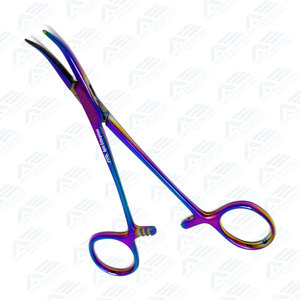 Pinzas Quirúrgicas de Acero Inoxidable 5.5 para Cirugía Médica y Dental, Instrumentos Quirúrgicos para Arterias, Hemostato Curvo - Product Image 3